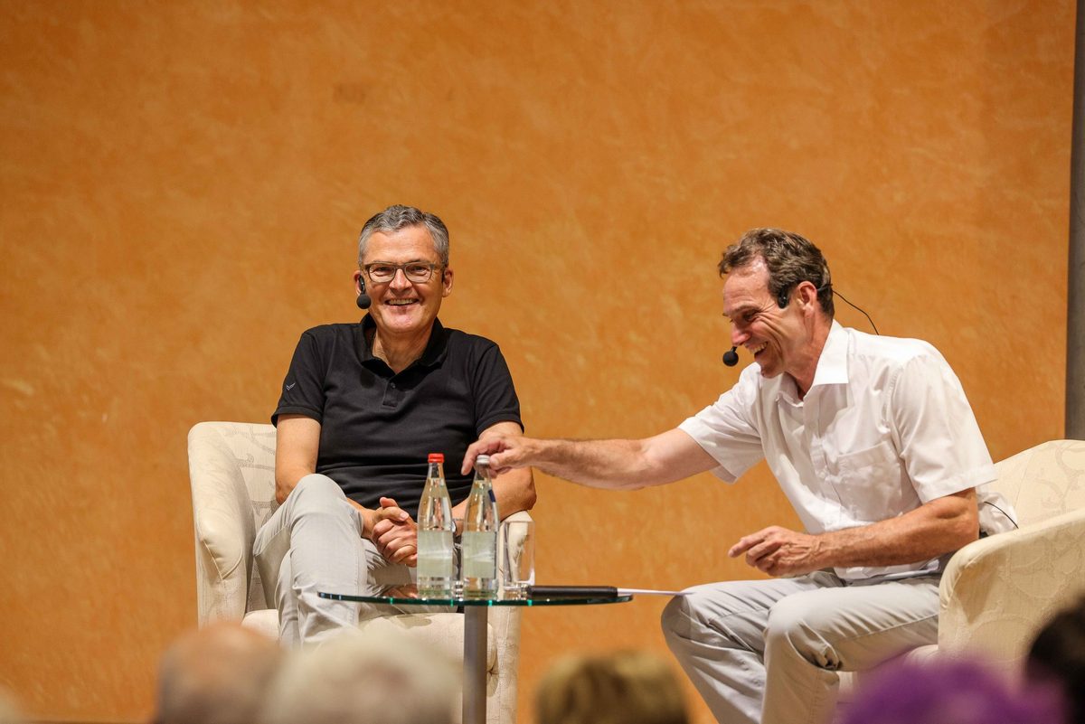 Conversation with Roderich Kiesewetter in the Giengen Schranne: