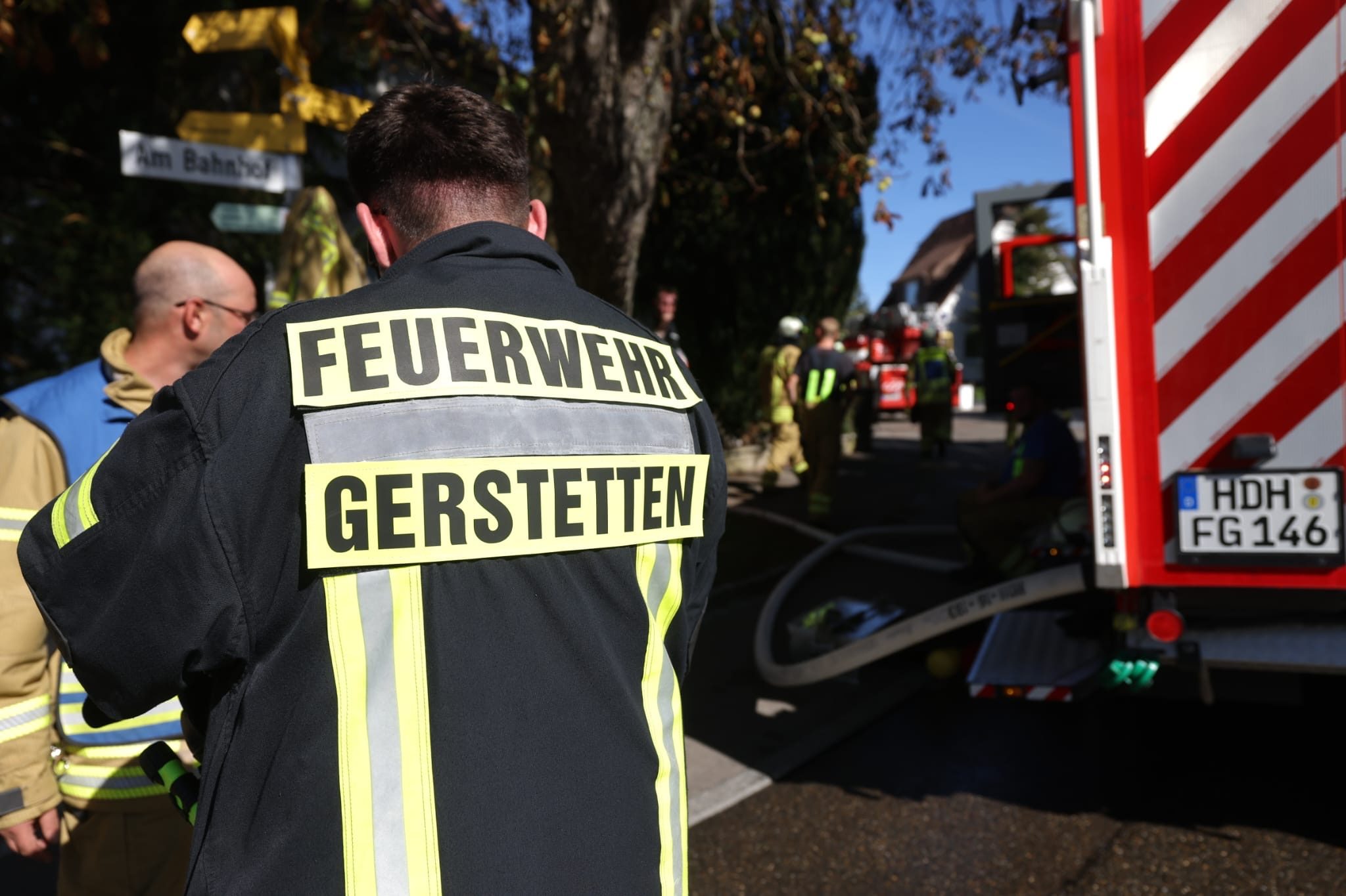 Feuerwehreinsatz am Freitagnachmittag in Gerstetten.